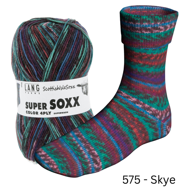 Scottish Isle - Super Soxx Colour 4ply