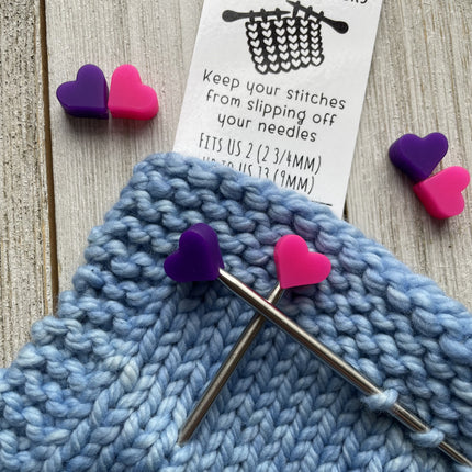 Fox and Pine Stitch Stoppers