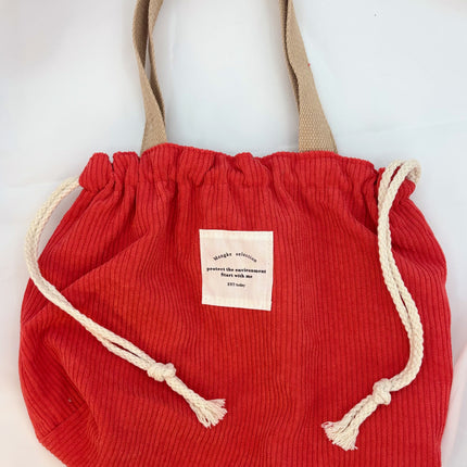 Drawstring Corduroy Project Bags