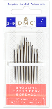 Embroidery Needles 3/9 - A Twist of Yarn