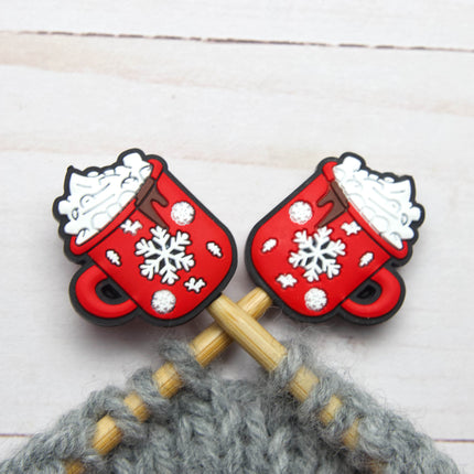 Fox and Pine Stitch Stoppers