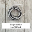 White (L) / Black (S)